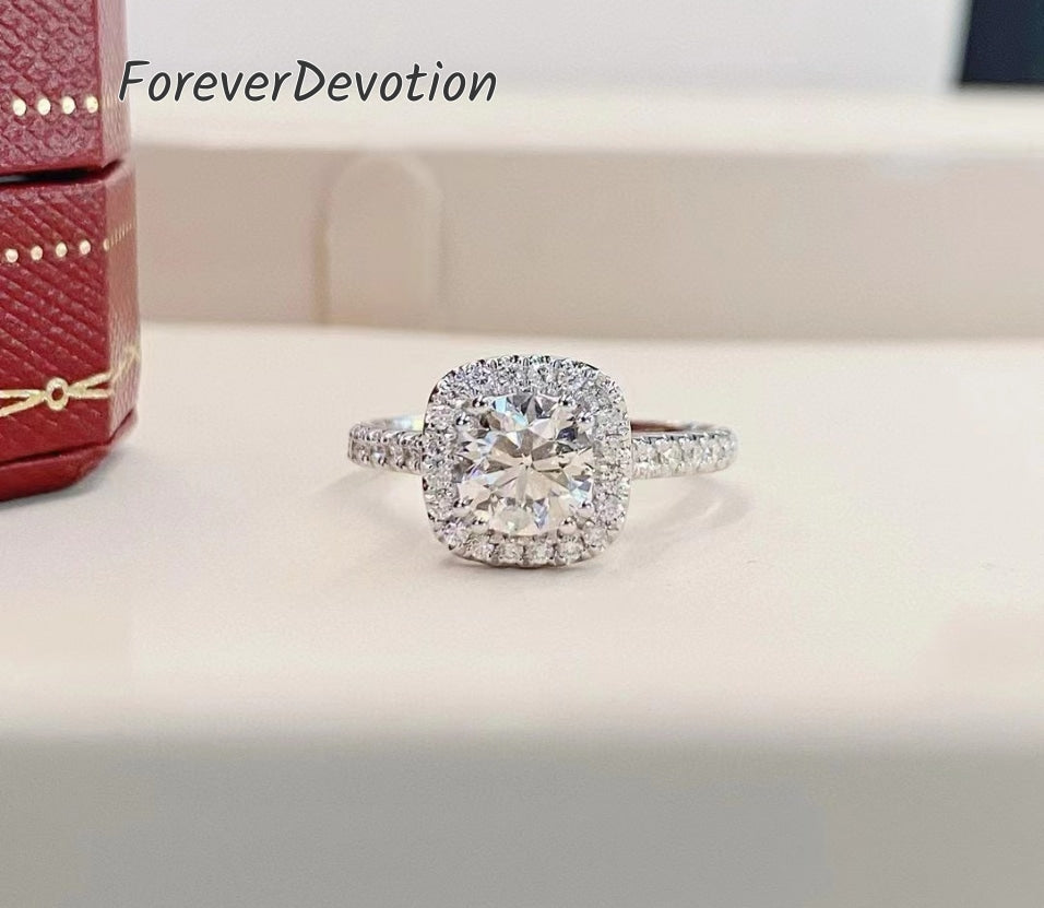 Customized engagement ring/wedding ring, engraved anniversary number, name letter, buy one get one free